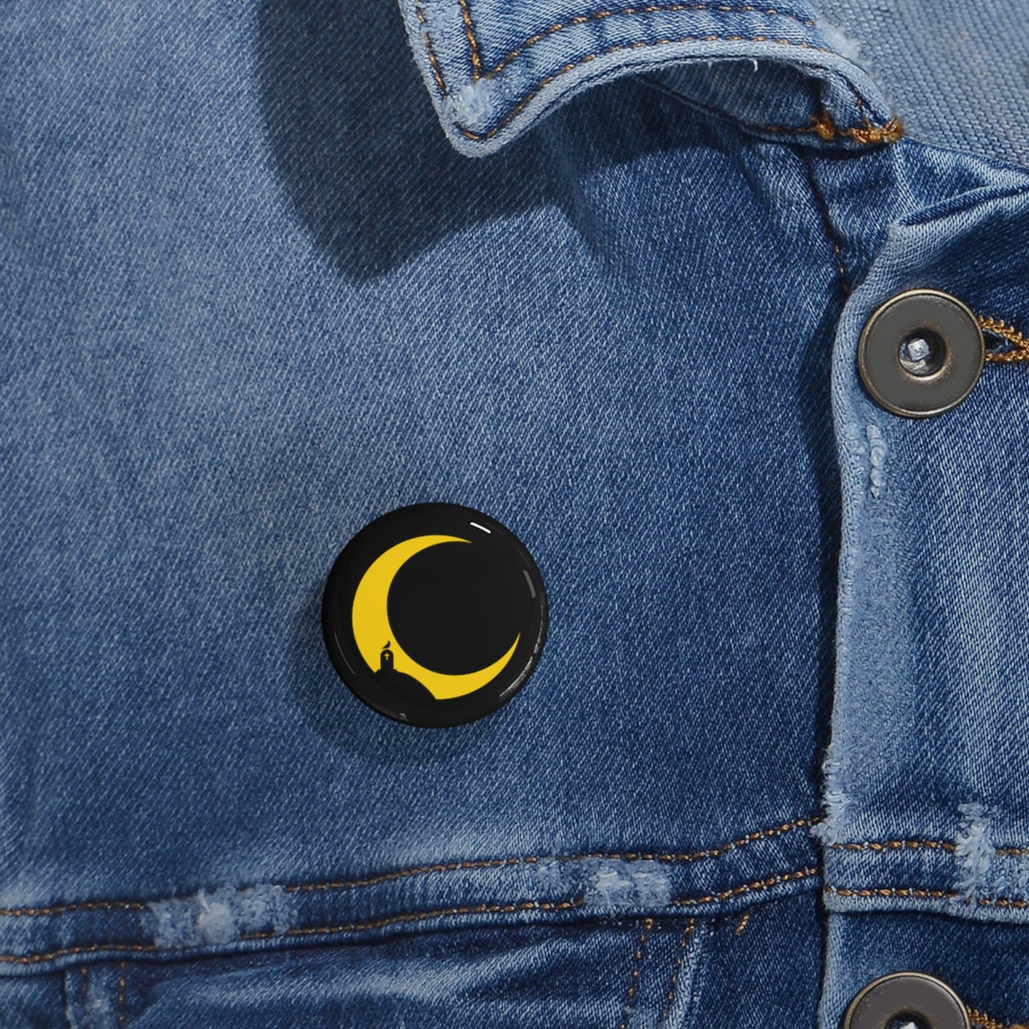 Moon Logo Pin