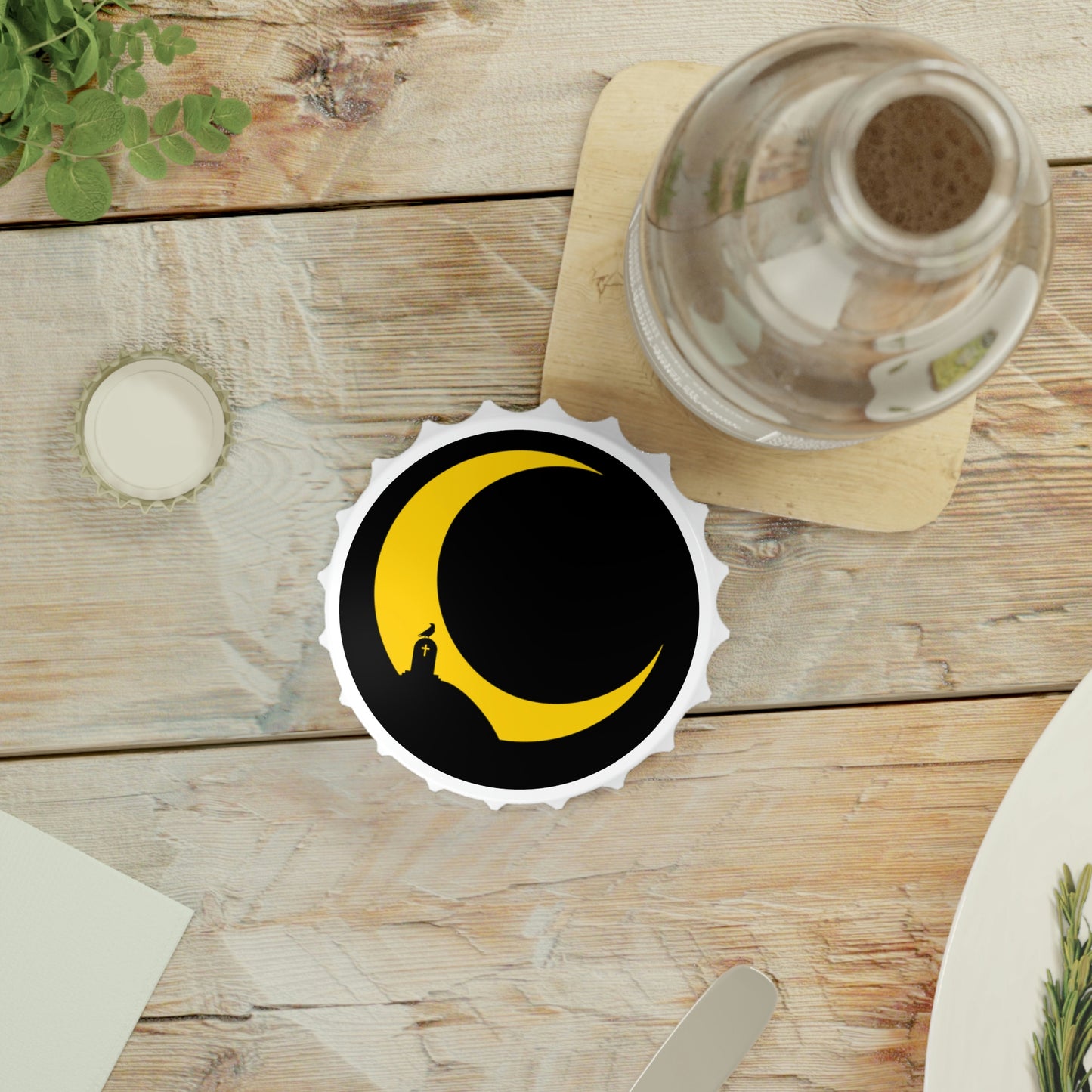 Moon Logo Bottle Opener