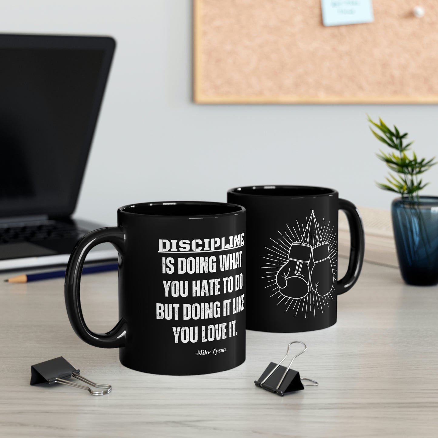 “DISCIPLINE” - 11oz Black Mug