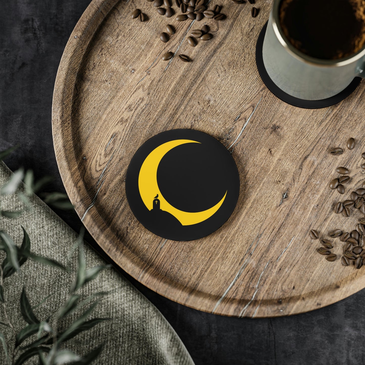 Moon Logo Coasters